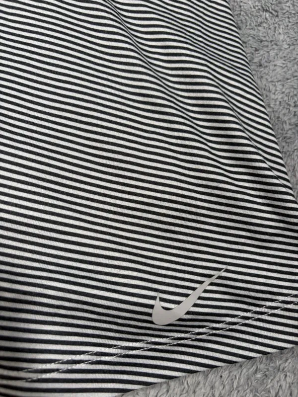 Nike Women's Black & White Striped Skort small - Image 4