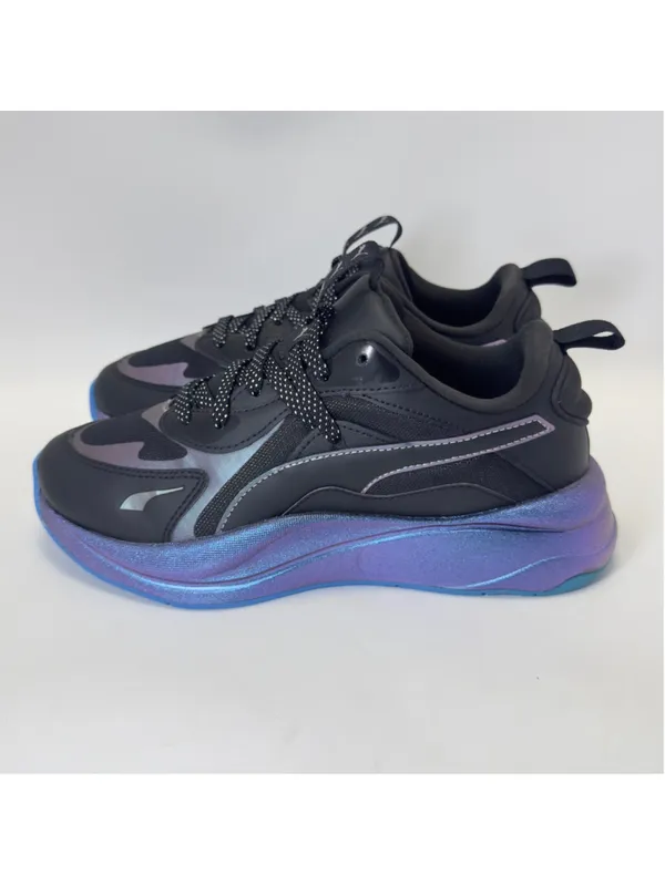 Puma RS-Curve Lightsense Women's Running Sneakers Size 8 Black and Purple - Image 2