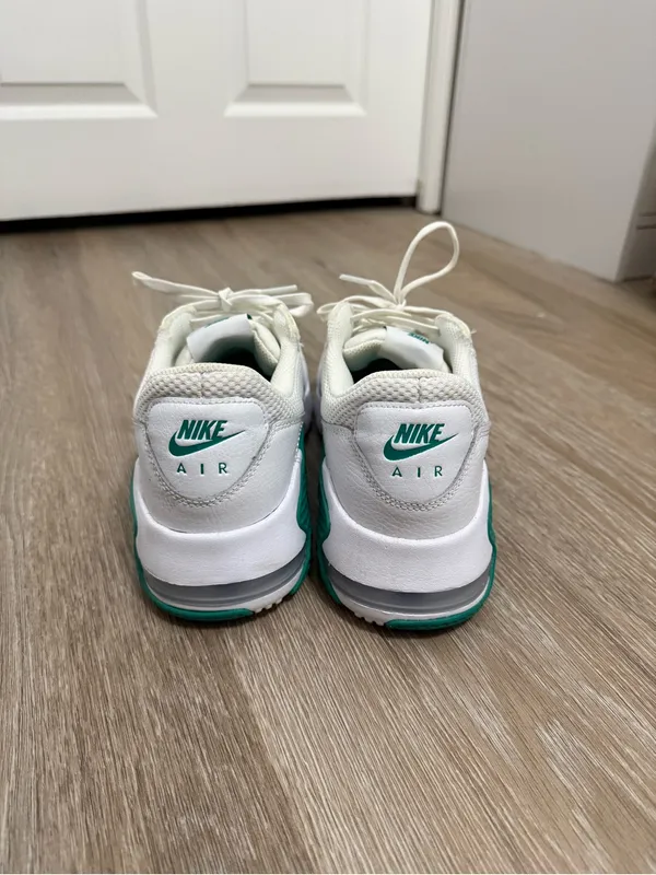 Nike White and Green Air Max Running Shoes - Image 4
