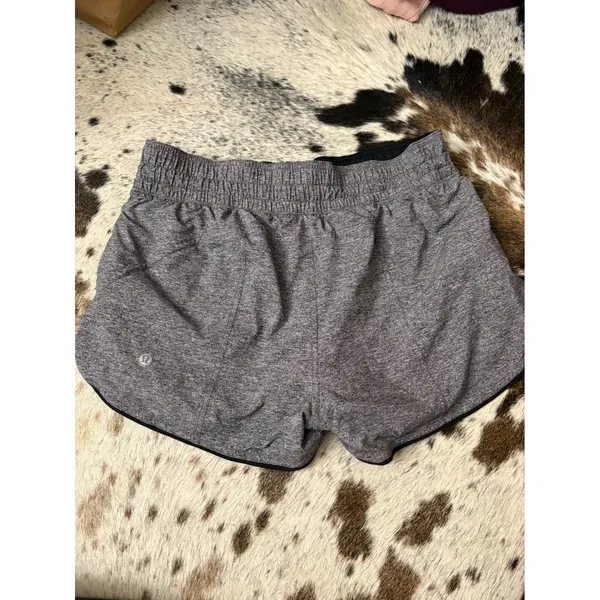 LULULEMON Choose A Side Short In Heather Lux Multi‎ Black / Black Size 10 - Image 6