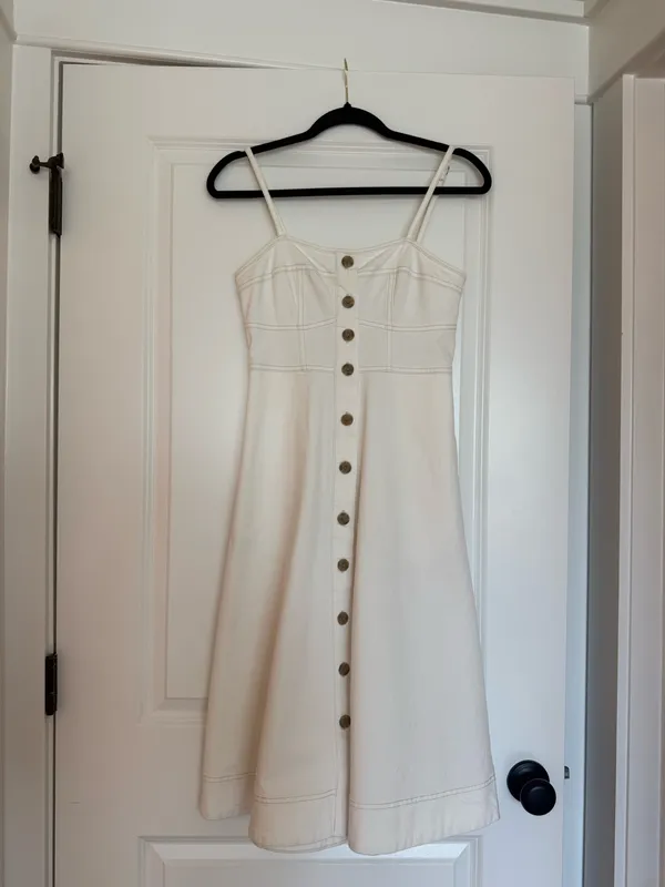 White Denim Dress Universal Threads - Image 2