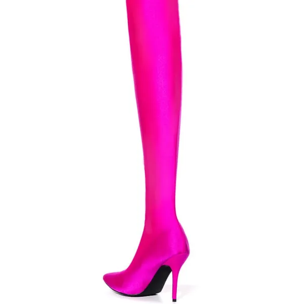 *NEW*‎ Azalea Wang Heart Out thigh high boots Size 7 A44 - Image 4