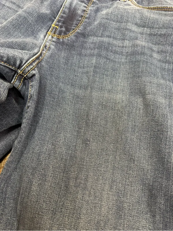 Kut From the Kloth Meg High Rise Fab Ab Wide Leg Jeans Denim Yielded Wash Blue 8 - Image 7