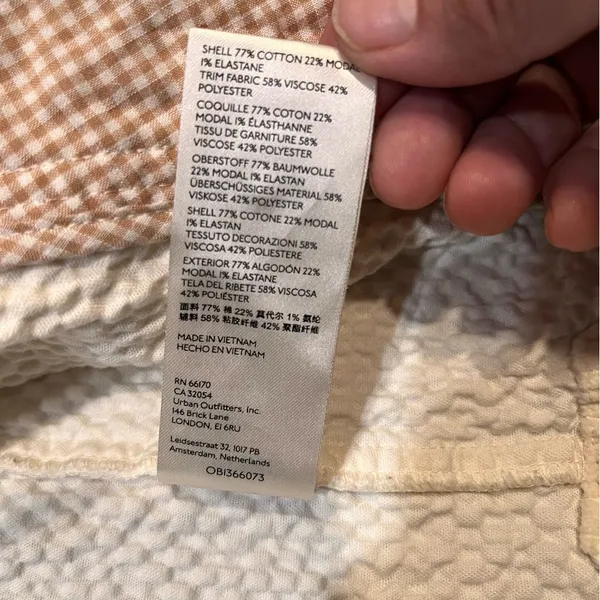 NWOT ANTHROPOLOGIE Cream Button-Up‎ Women's Jacket - Image 5