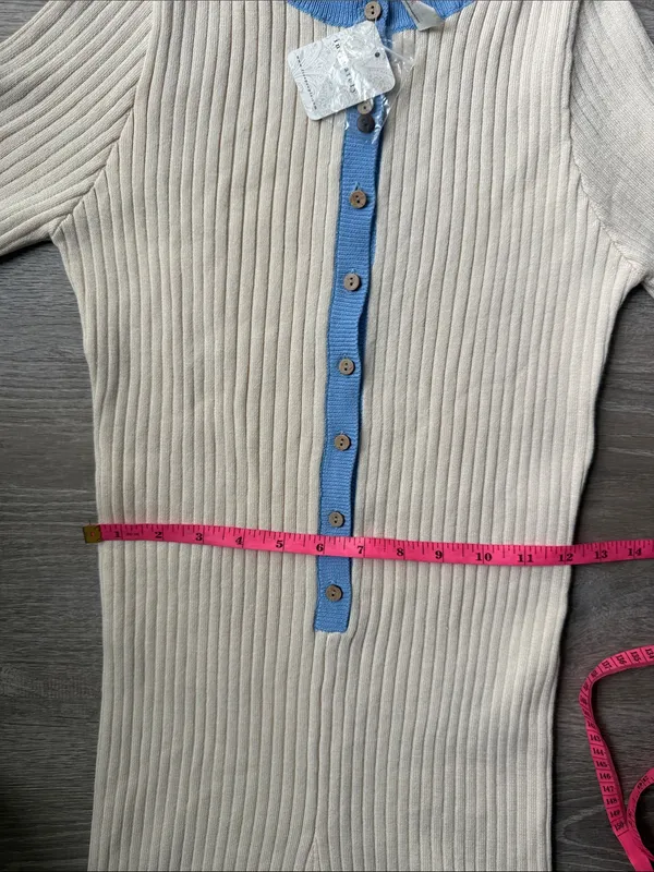 NEW Free People Tennis Time onesie Large - Image 9