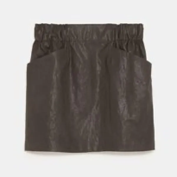 Zara ✨ Faux Leather Mini Skirt With Pockets✨ - Image 3