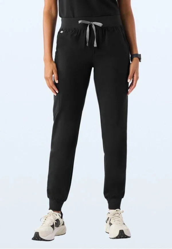 FIGS Zamora Jogger in Black, Size XXSP - Image 5