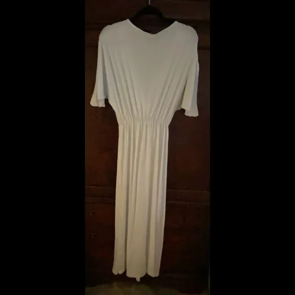 Maxi dress White Size L - Image 4