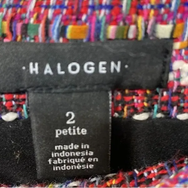 Halogen Tweed Multi-Colored Mini Skirt(Size 2 Petite) - Image 4