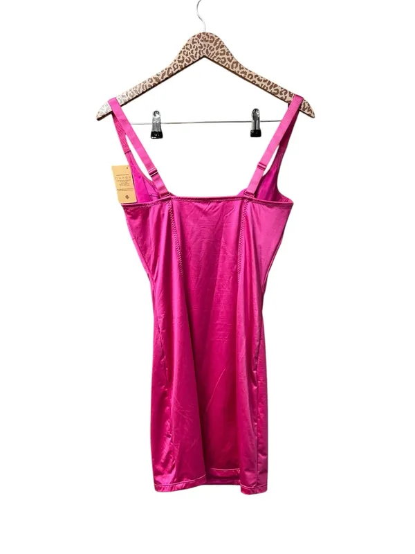 Popilush Shapewear Sculpting Satin Bustier Mini Dress Pink Medium NEW NWT - Image 5