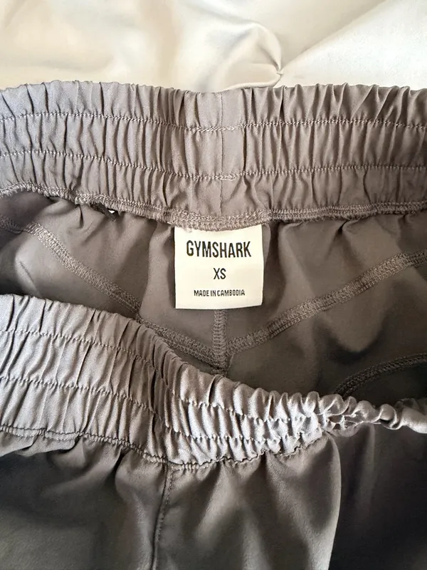 Gymshark Women's Athletic Shorts in Gray - Image 3