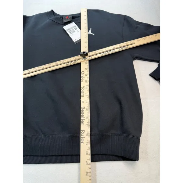Jordan Womens Brooklyn Fleece Crewneck Sweatshirt Black FV7074-010 size XS NWT - Image 7