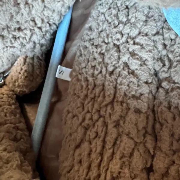 Zaful Cozy Tan Sherpa Jacket - Image 2