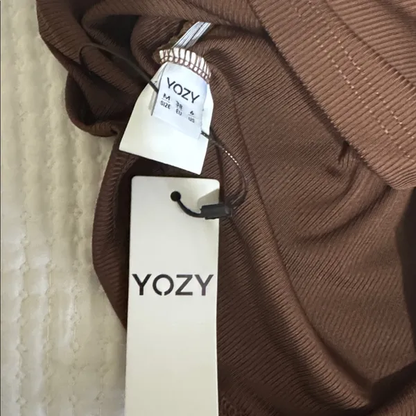 Brown Dress Top Scruch On The Sides - Image 6