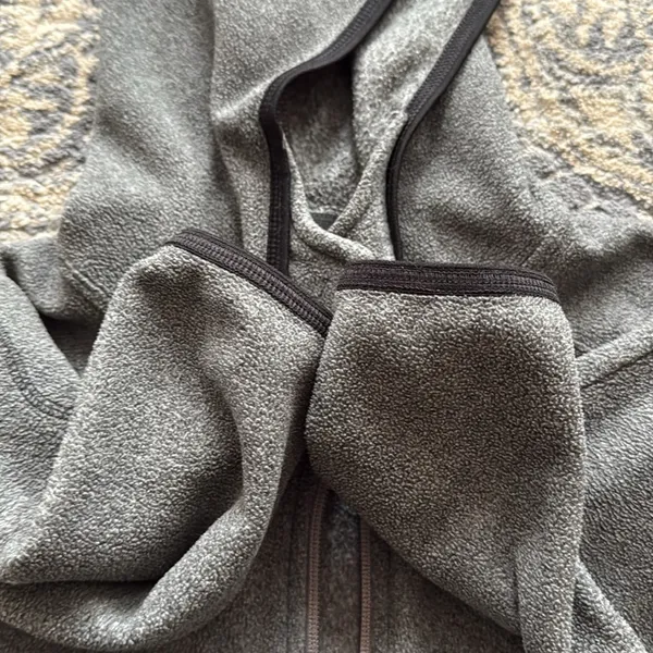The North Face Gray Zip-Up Hoodie - Image 4