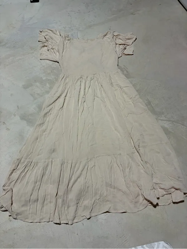 Baltic born Light Beige Flowy Dress large - Image 11