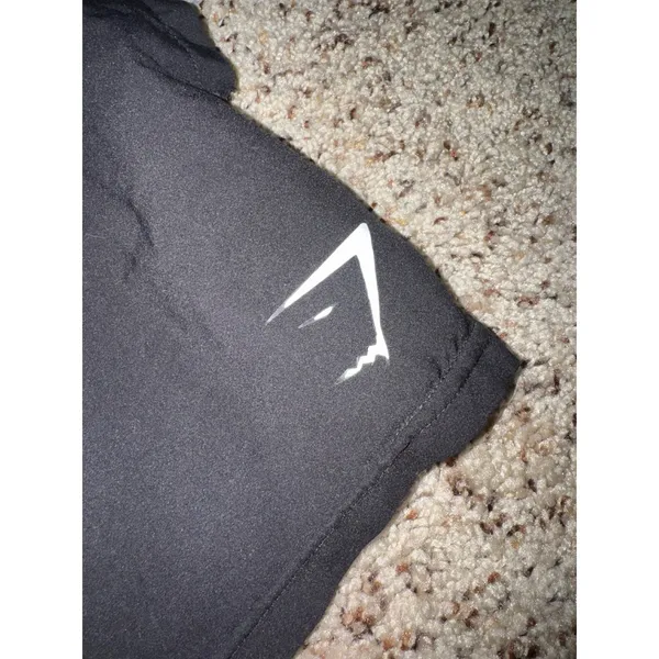 Gymshark Black Athletic Shorts Womens XS Logo Gym Workout Training‎ - Image 2
