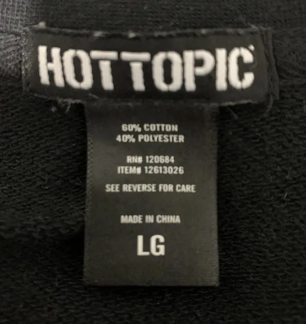 Hot Topic - Geometric Floral Lace Up Sweatshirt size L - Image 10