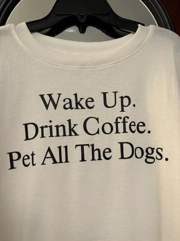 White Long Sleeve Dog Top - Image 2
