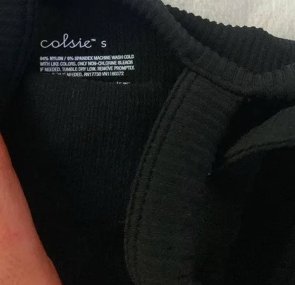 Target ribbed black tank top - Image 2