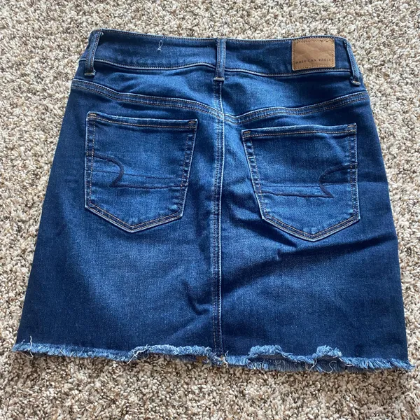 Jean Mini Skirt - Image 3