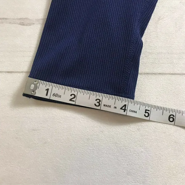 Lucy Womens Blue Skinny Leggings Pants Size Medium - Image 7