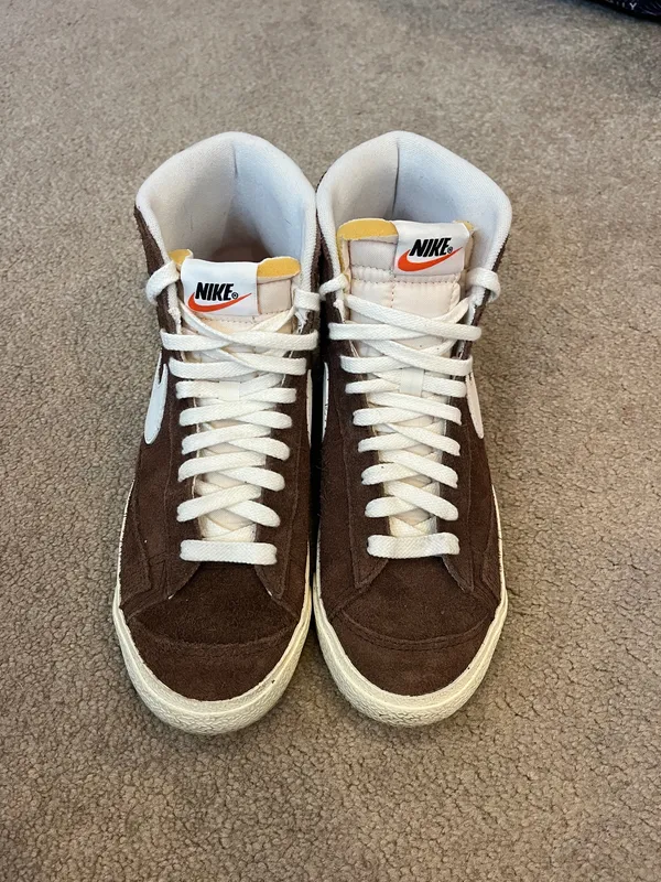 Nike High-Top Blazer Sneakers Suede - Image 4