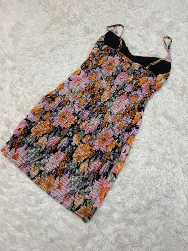 Hello Molly Friendly Banter Floral Mini Dress Size Small/4 - Image 9