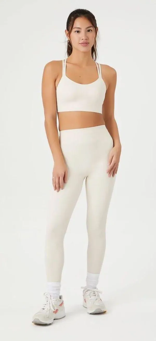 Forever 21 Seamless Active Sports Bra And High Rise Leggings Set - Image 5