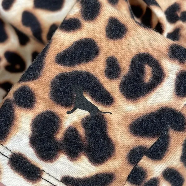PINK Victoria’s Secret cheetah/leopard print crew neck t-shirt, XS - Image 3