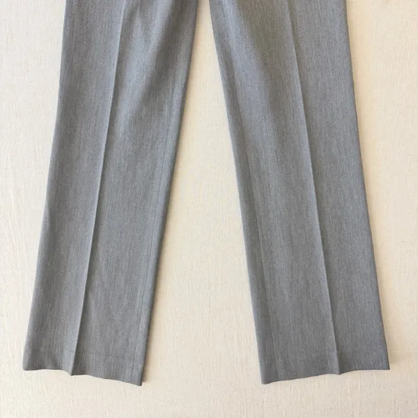 Cache Vintage made in USA High Rise Straight Leg Dress Pants Womens 2 Gray - Image 10
