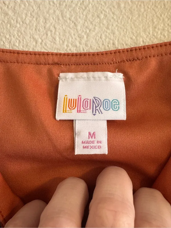 LuLaRoe Pink & Rust Tribal Print Cami - Image 2