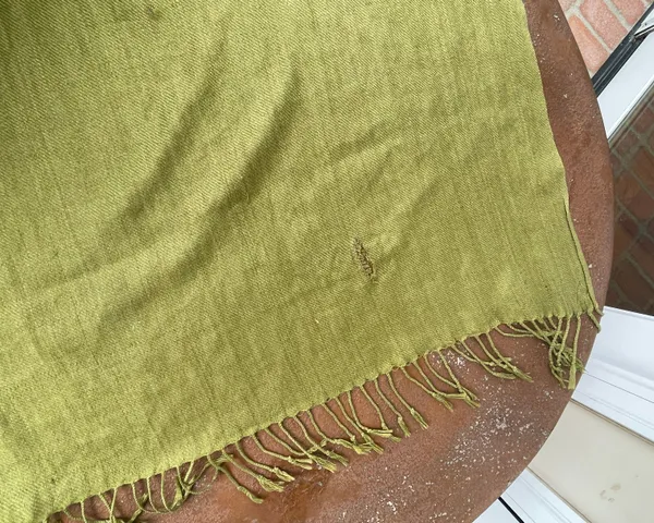 Pashmina cashmere green scarf - Image 4