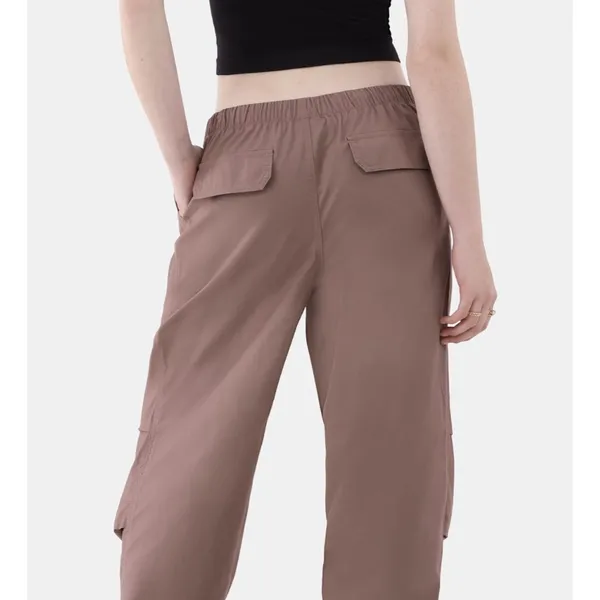 No Boundaries Womens Pants Size XL Mauve Parachute Relaxed 30" Inseam Streetwear - Image 7