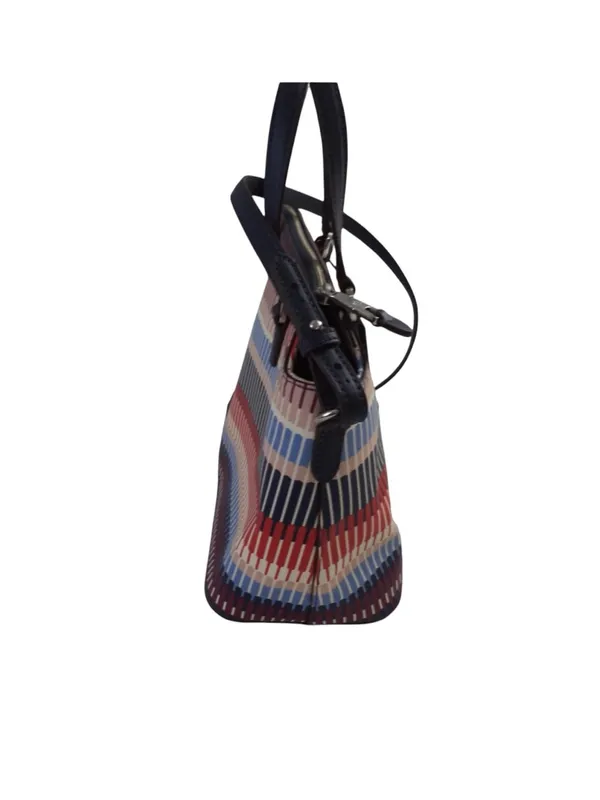 Ralph Lauren Lindley Alissa women’s shoulder bag tote purse multi striped - Image 4