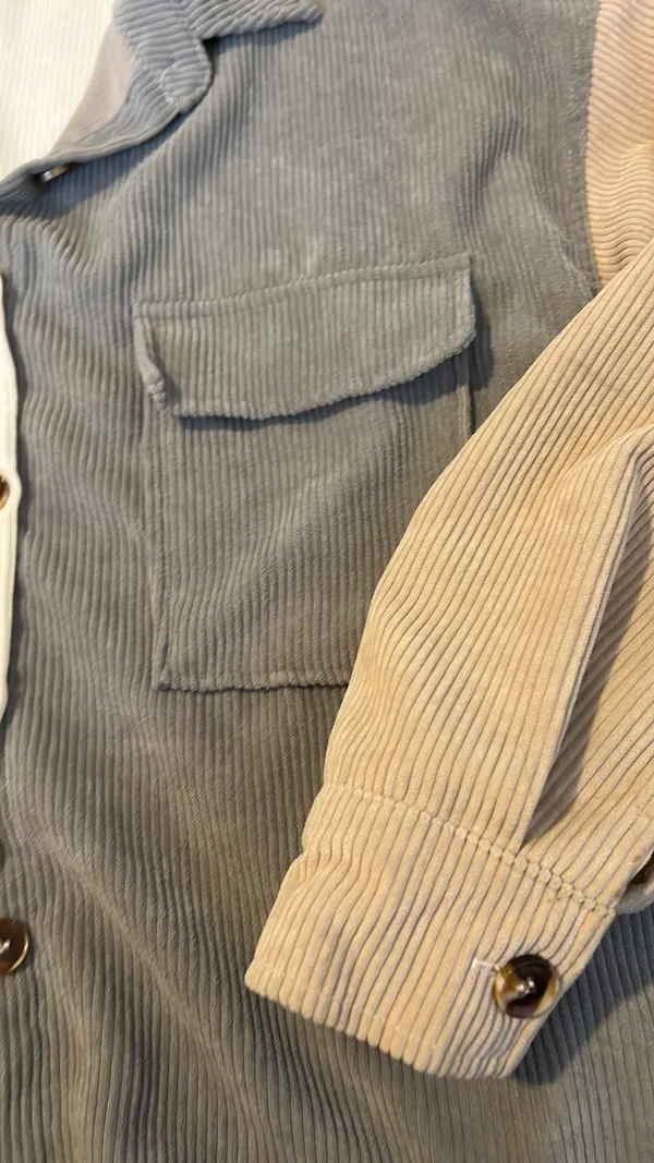 Multicolor Button Down Tan Size M - Image 7