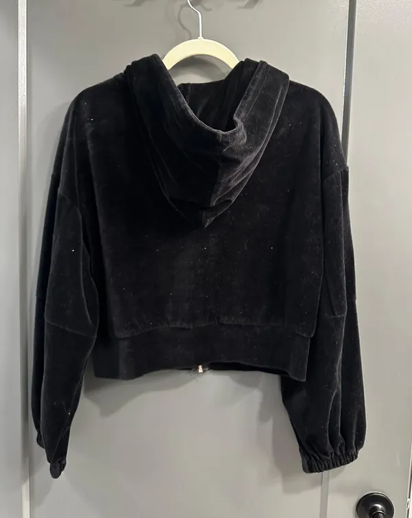 Free People Movement Black Cropped Jacket - Image 2