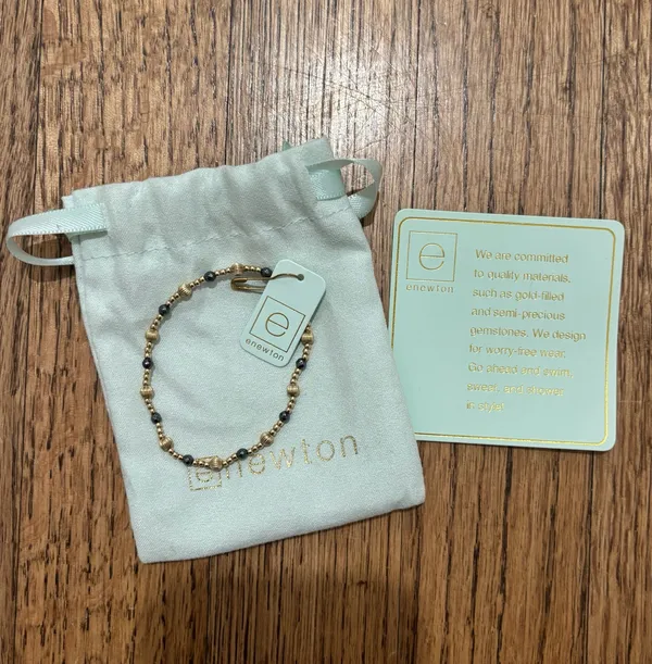 ENewton Bracelet Gold Navy - Image 2