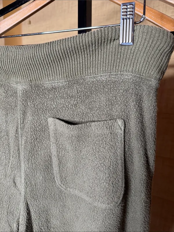 Aerie Olive Green Cozy Fleece Joggers Size Small - Image 9