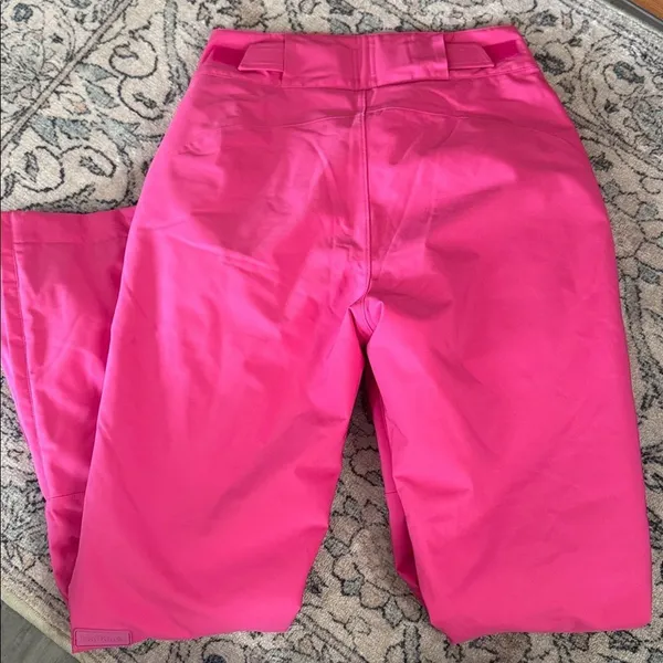 Halfdays Alessandra Insulated Ski Pants in Alpenglow Pink - Image 7