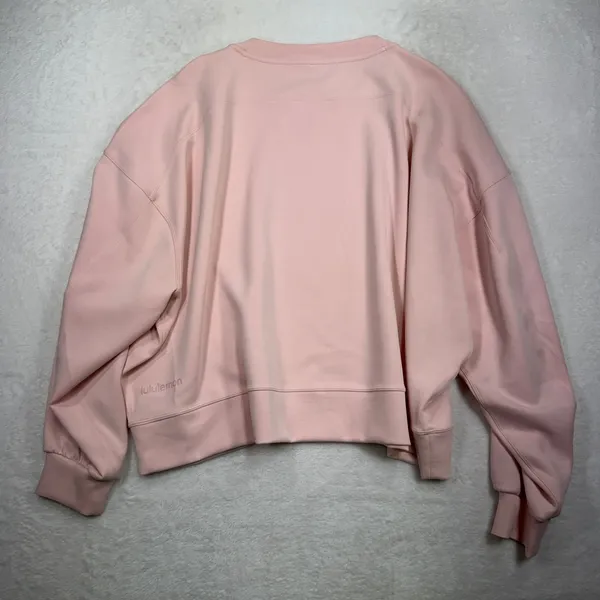Lululemon 20 Perfectly Oversized Cropped Crew Softstreme Strawberry Milkshake - Image 12