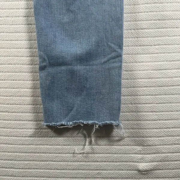 Women’s Levi’s 711 Skinny Ankle Jeans Distressed Light Wash Raw Hem Size 30x27 - Image 9
