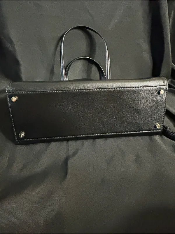 Kate Spade Geraldine Patterson Drive Black Leather Tote Shoulder Bag NWT - Image 11