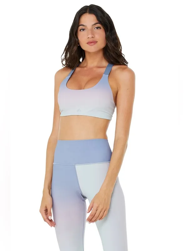ALO set sports bra leggings vapor take charge high waist gradient dusk ombre - Image 2
