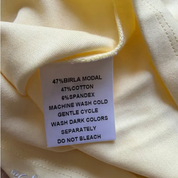 Sunny De Mini Baby Tee Size XS Yellow - Image 5