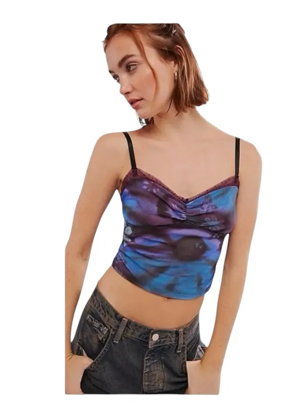 new Free People Intimately x REVOLVE 𖦹 Airbrush Dreams Cami 𖦹 Night Combo 𖦹 XL - Image 15