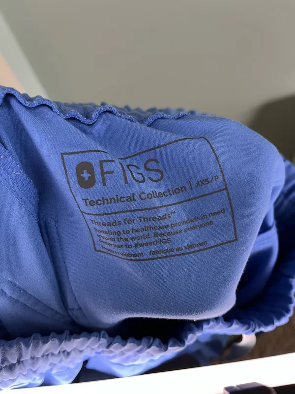 Figs Ciel Blue Jogger Scrub Set - Image 7