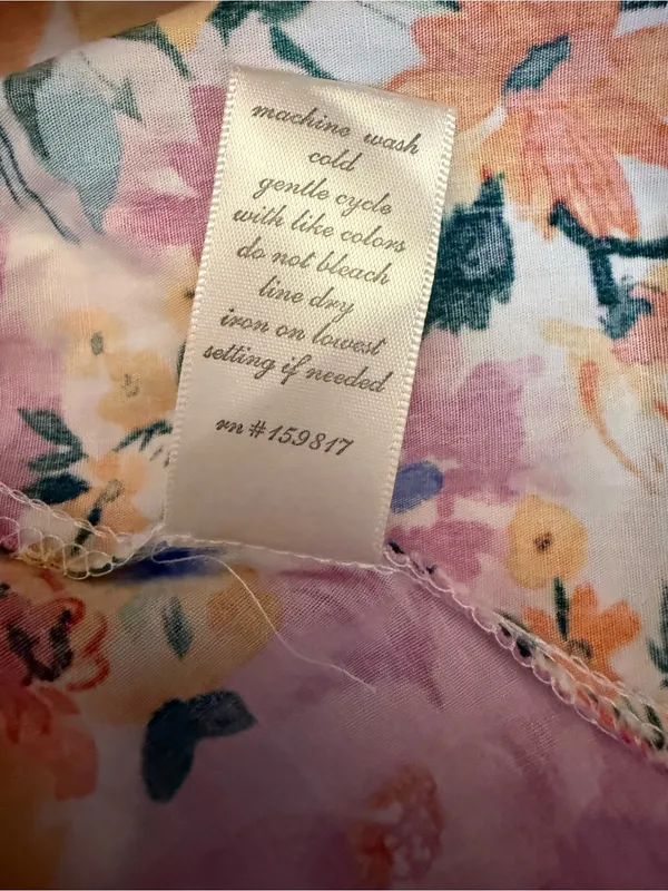 Altar'd State Cyndella Floral Puff Dress Floral-Print Puff Sleeves Size XL NWT - Image 6