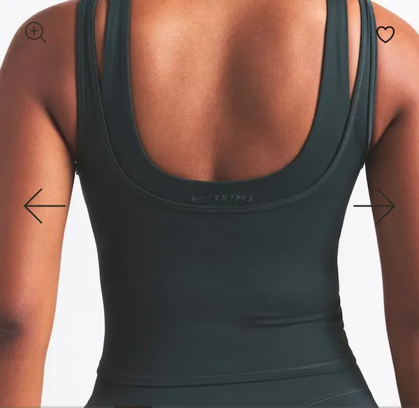 SKIMS X NIKE Matte Double Strap Scoop Tank S - Image 2