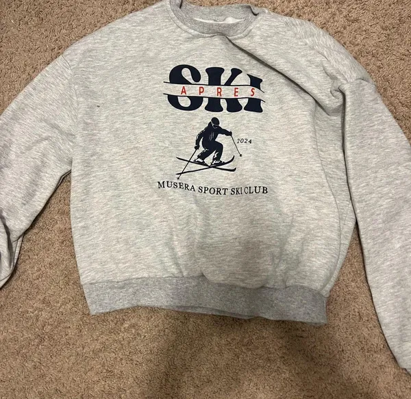 Apres ski sweatshirt Gray - Image 2